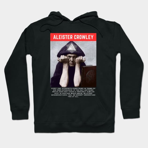 Aleister crowley Hoodie by antonimus